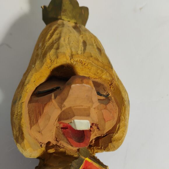 Vintage Henning Wood Carving  TROLL QUEEN/PRINCESS - Picture 6 of 12
